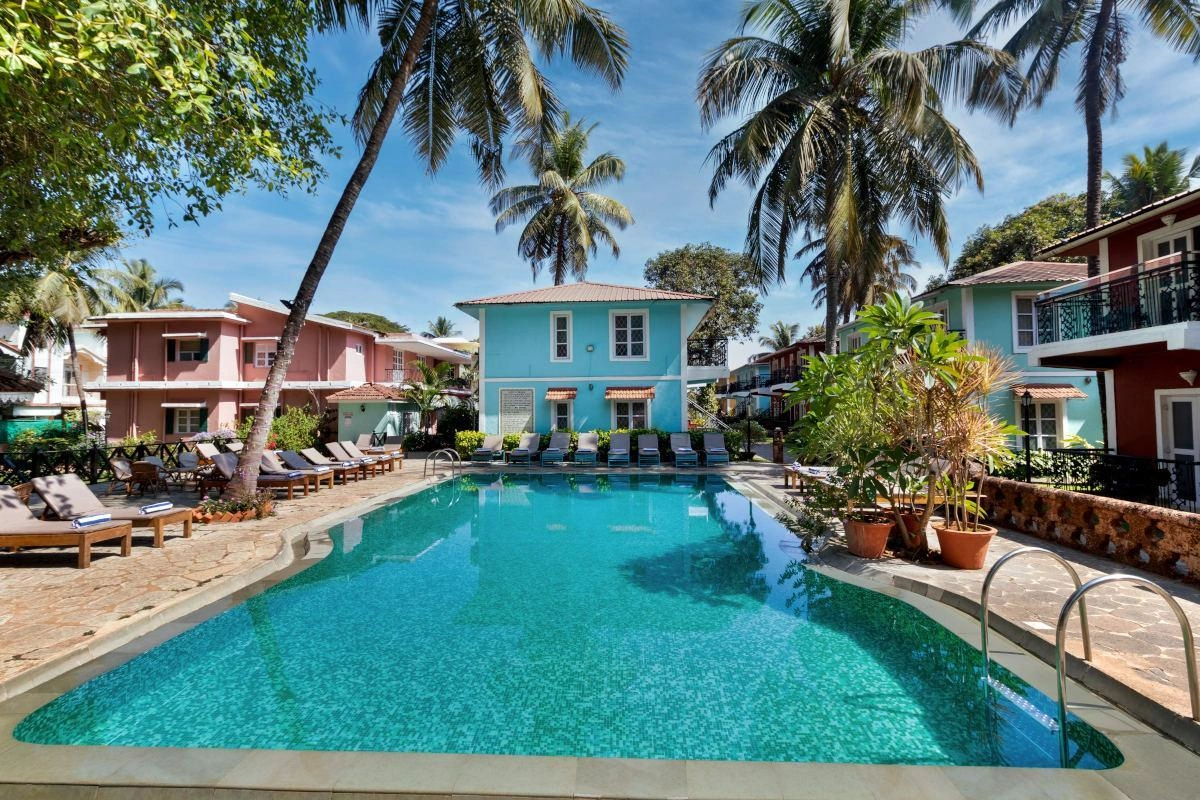 resort with swimming pool